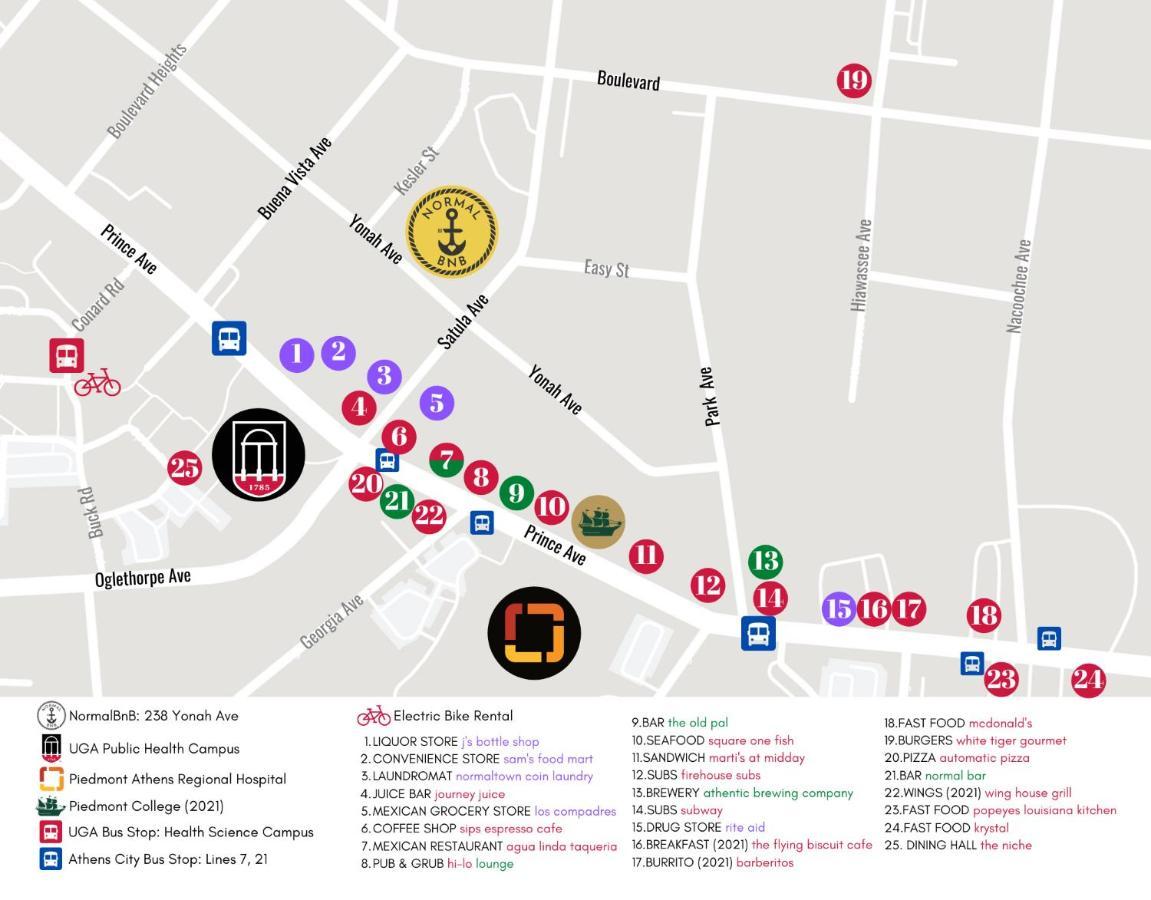 Normalbnb - 2 Blocks From Restaurants, Bars, Hospital Athens Esterno foto